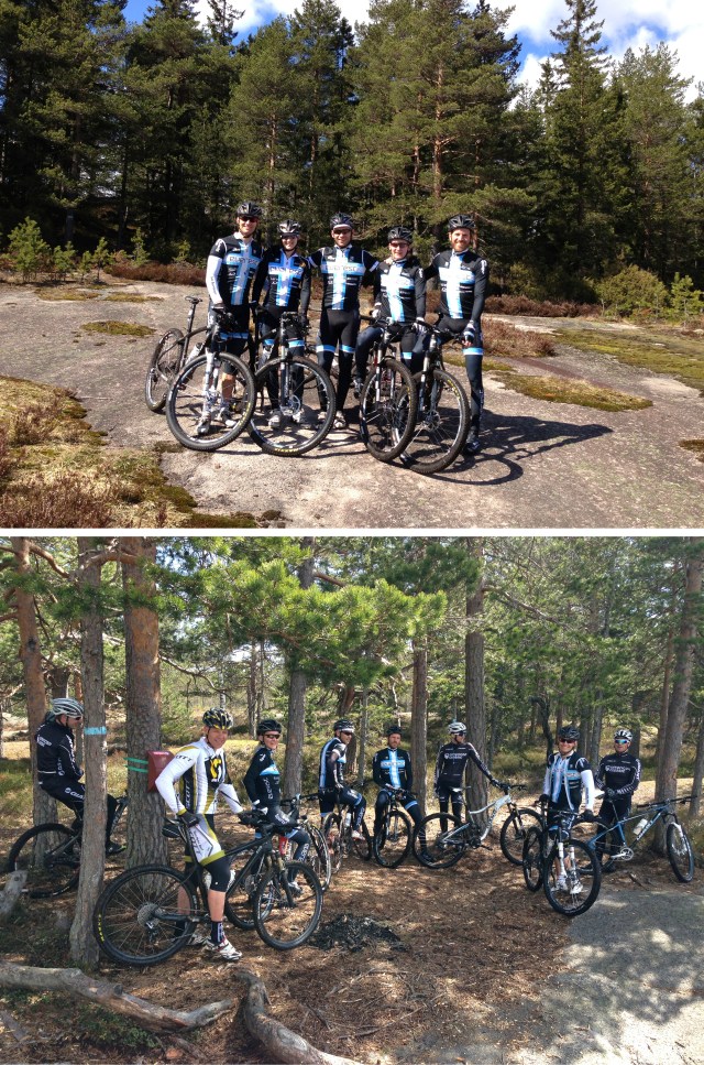 Finfin sykkeltur i Kjekstadmarka