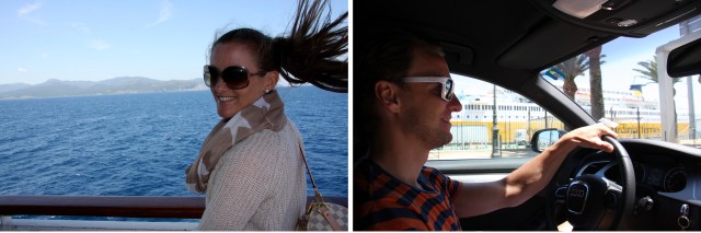 På båten til Korsika