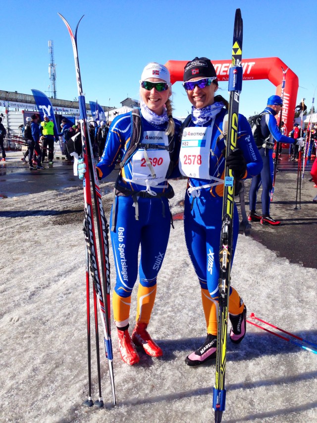 Etter målgang Birkebeinerrennet 2015