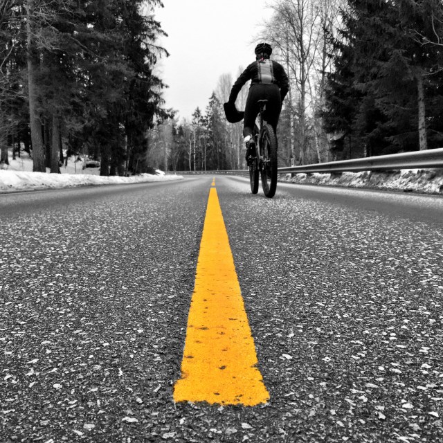 Trude Happytimes vintersykling