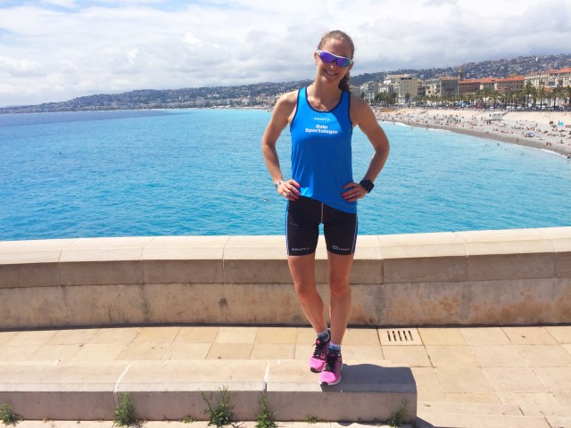 Trude løpetrening før ironman Nice