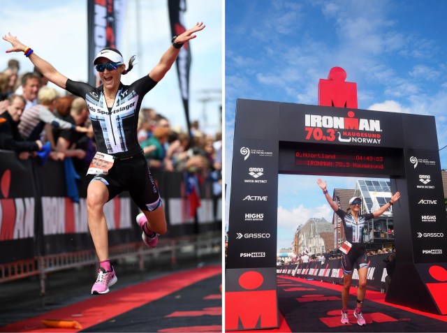 Trude Wermskog Stormo Ironman Haugesund 2016 målgang NM