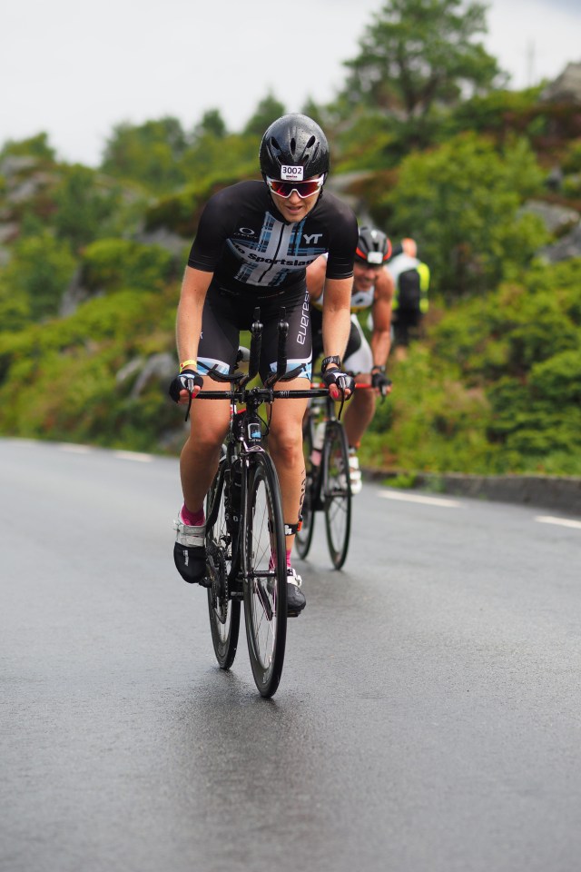 Trude Wermskog Stormo Ironman Haugesund 2016 sykkel