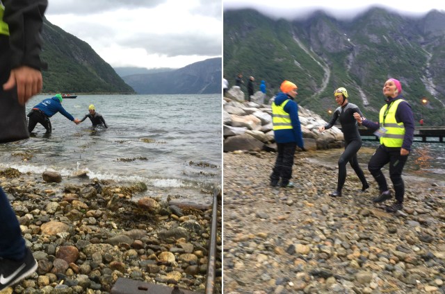 Trude W Stormo opp av vannet Norseman 2016